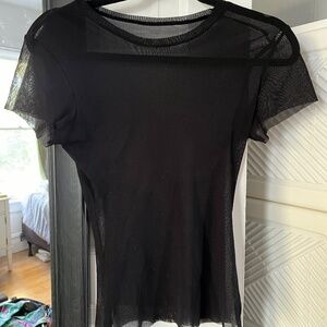 Free People black mesh top
